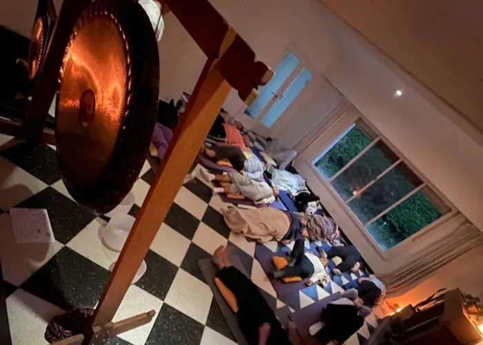 Terapia de sonido con gong y cuencos armónicos para el bienestar vibracional