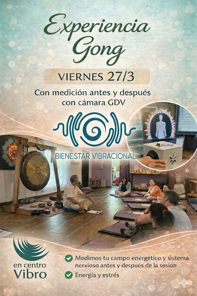✨Experiencia Gong en Centro Vibro