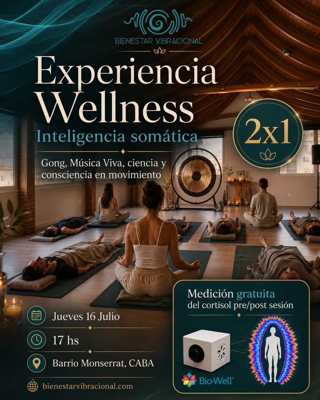 Experiencia Wellness · Inteligencia Somática con GONG